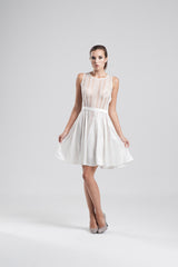 SAMPLE - Decadent dress white