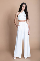 SAMPLE - Cotton Draped Crop Top