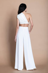 SAMPLE - Cotton Draped Crop Top