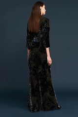 Velour jacket burgundy