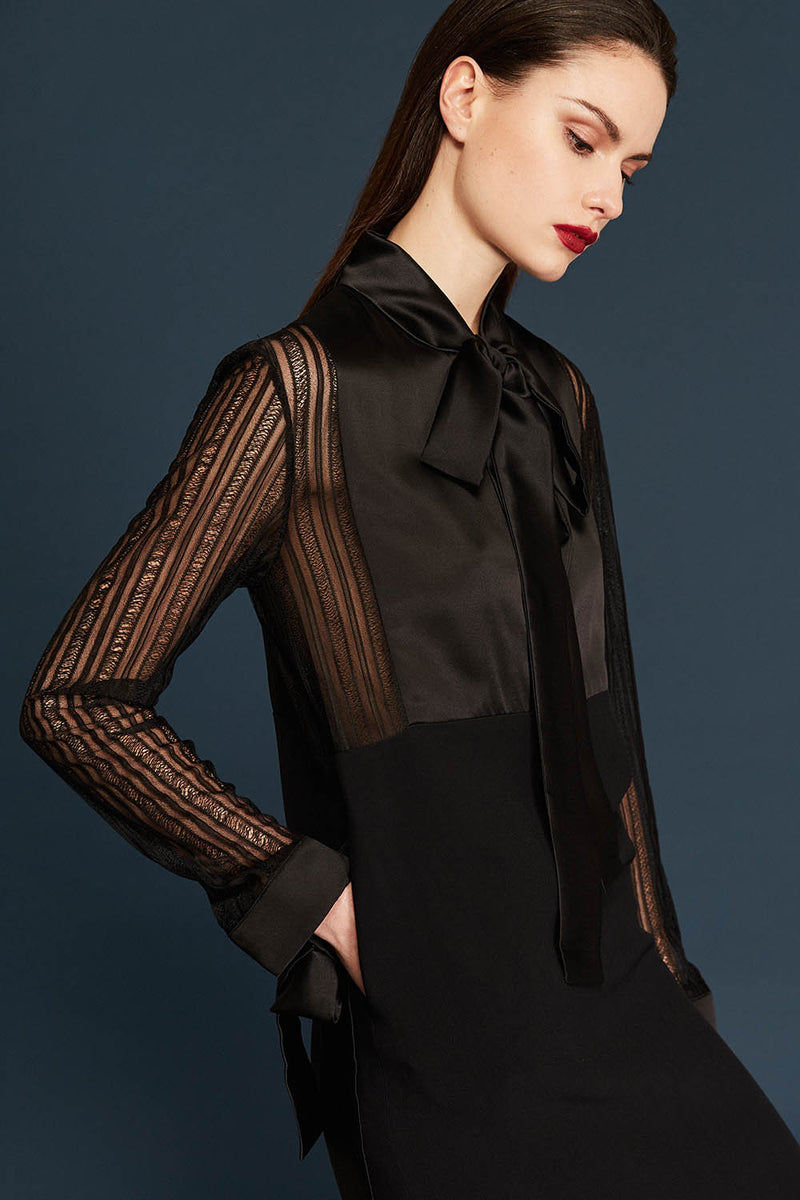 SAMPLE - Liza dress black