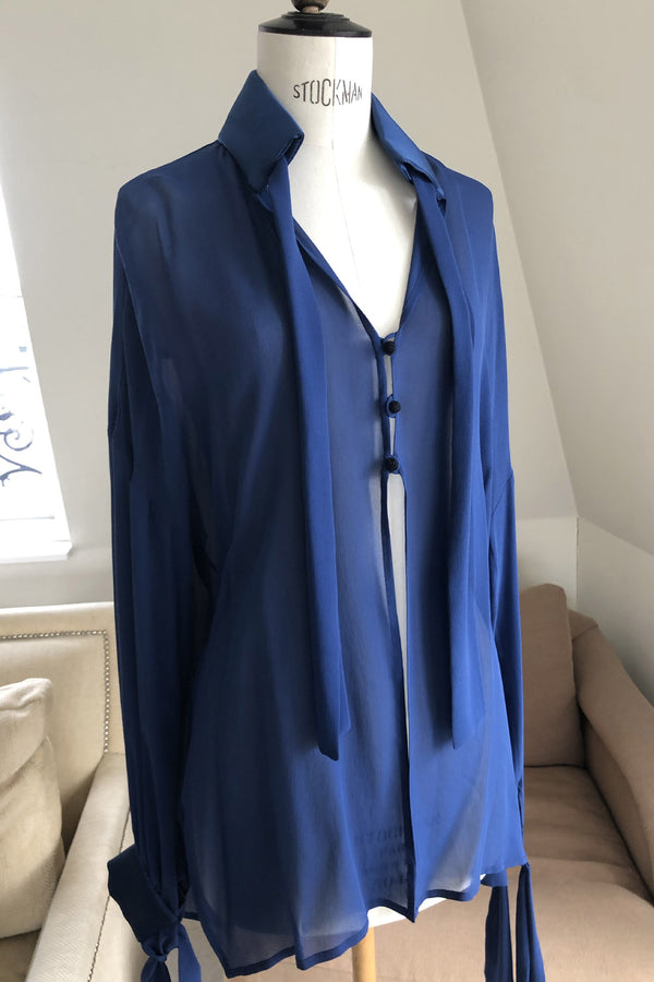 Vaporous shirt blue