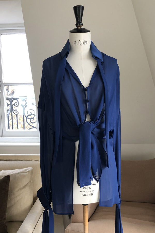 Vaporous shirt blue